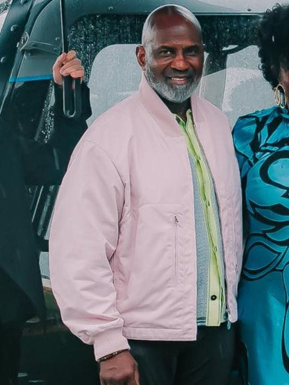 G20 Julius Tennon Pink Bomber Jacket