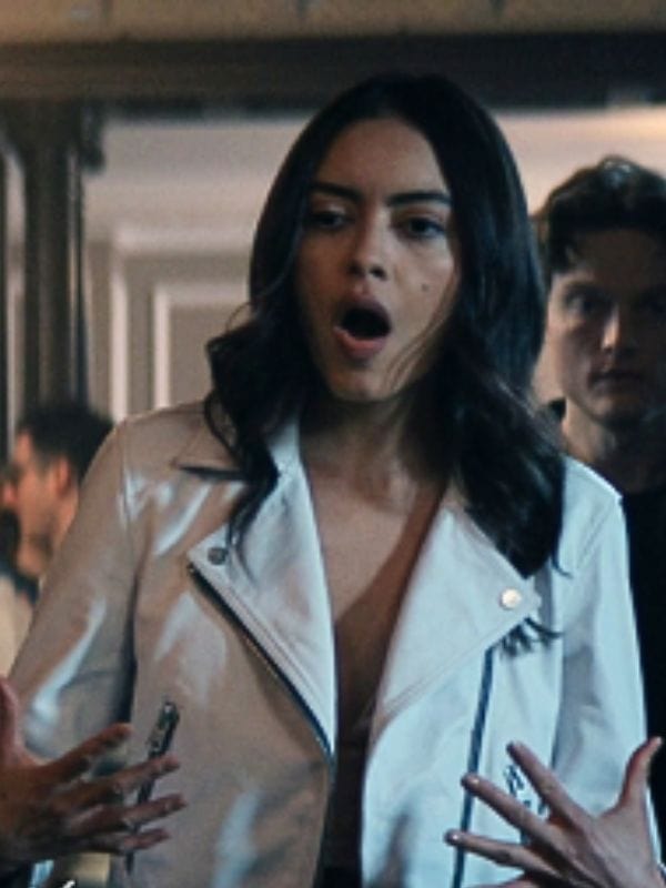 Gen V S02 Justine Garcia White Leather Jacket