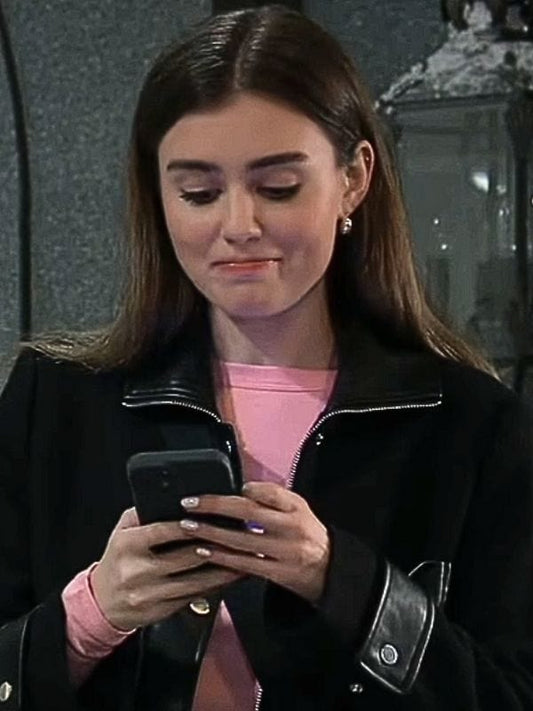General Hospital 2025 Braedon Bruner Black Jacket General Hospital 2025 Braedon Bruner Black Jacket