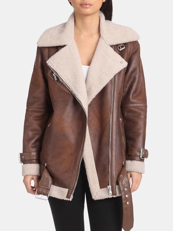 General Hospital 2025 Josslyn Jacks Brown Leather Jacket