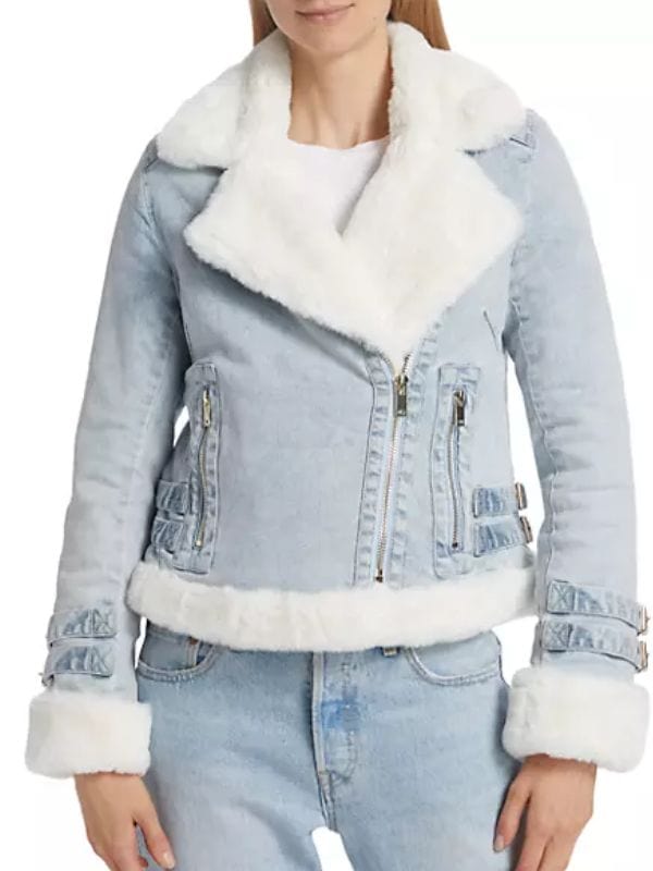 General Hospital Trina Robinson Shearling Denim Jacket