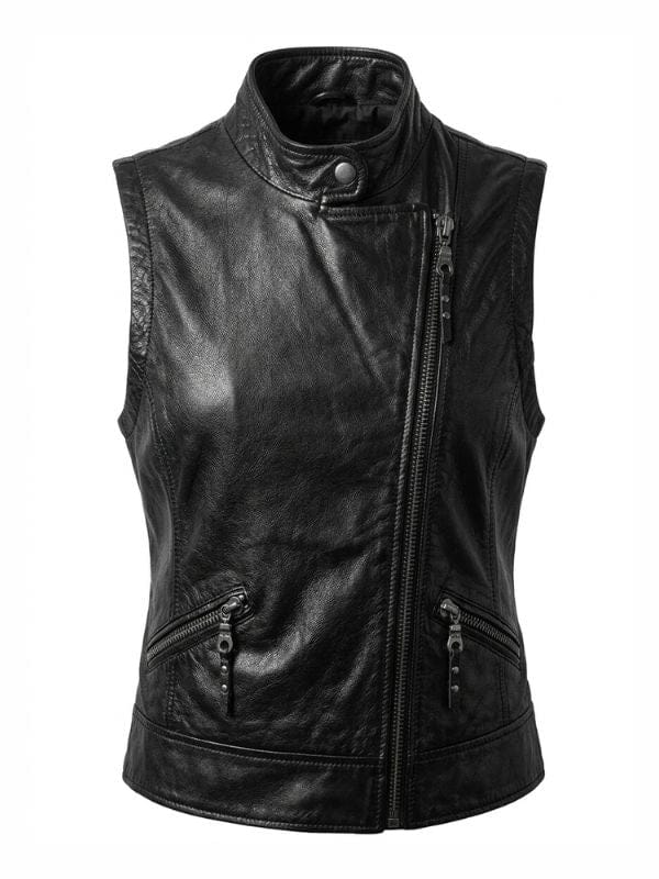 Ghost Whisperer S05 Melinda Gordon Leather Vest Black