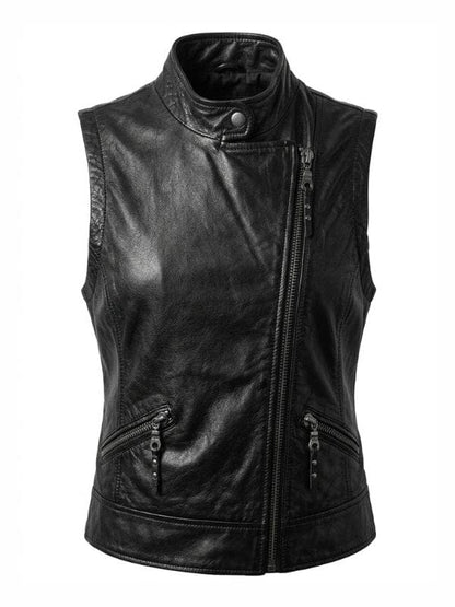 Ghost Whisperer S05 Melinda Gordon Leather Vest Black
