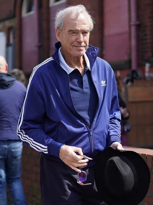 Giant Pierce Brosnan Blue Track Jacket - Shop Now