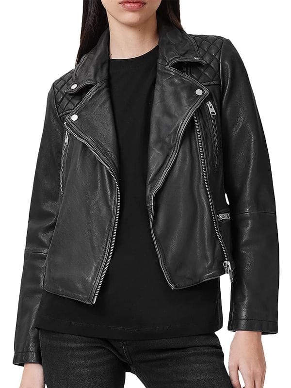 Ginny & Georgia S03 Brianne Howey Black Leather Jacket