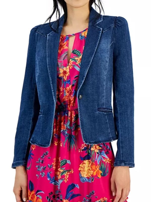 Good American Family S01 Ellen Pompeo Denim Blazer Good American Family S01 Ellen Pompeo Denim Blazer