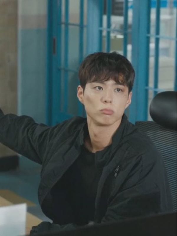 Good Boy S01 Park Bo-gum Black Bomber Jacket