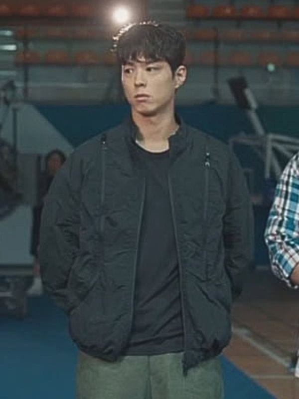 Good Boy S01 Park Bo-gum Black Bomber Jacket