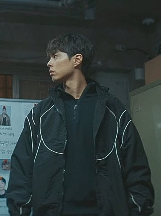 Good Boy S01 Park Bo-gum Black Track Jacket