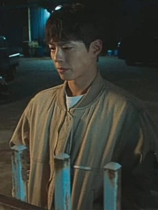 Good Boy S01 Park Bo-gum Denim Bomber Jacket