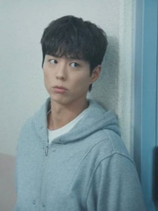 Good Boy S01 Park Bo-gum Grey Hoodie - Winterwhirl Premium