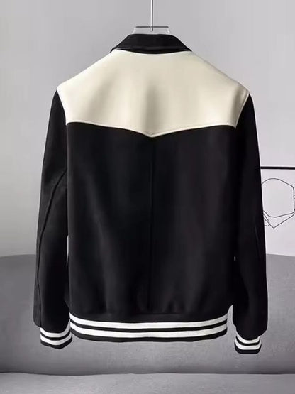 Good Boy S01 Park Bo-gum Varsity Jacket - Winterwhirl Premium
