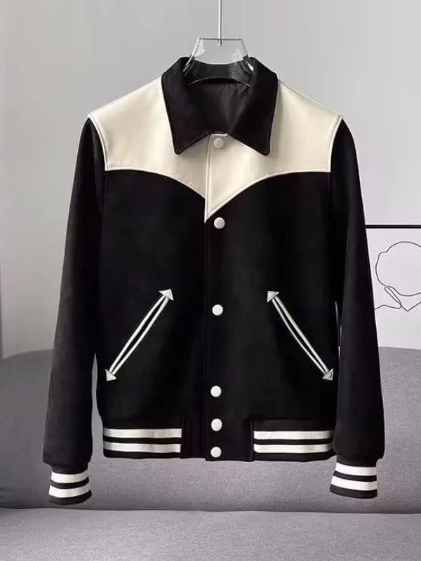 Good Boy S01 Park Bo-gum Varsity Jacket - Winterwhirl Premium