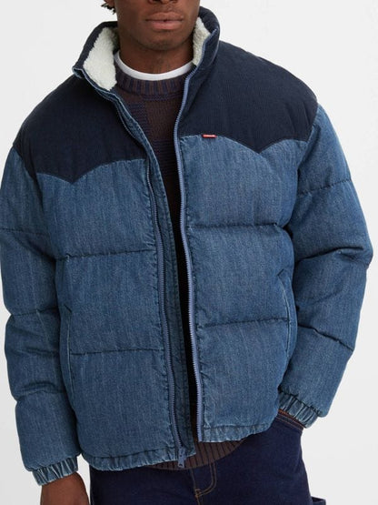Goosebumps S01 Miles McKenna Denim Puffer Jacket