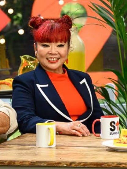 Great Celebrity Bake Off S09 Cherish Findan Trim Blazer