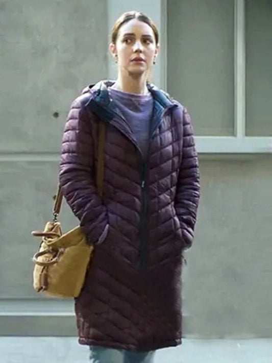 Greys Anatomy S21 Adelaide Kane Hooded Coat Greys Anatomy S21 Adelaide Kane Hooded Coat