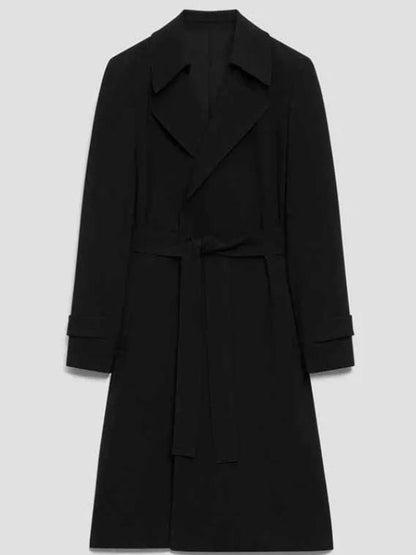 Greys Anatomy S22 Toni Wright Black Wool Coat