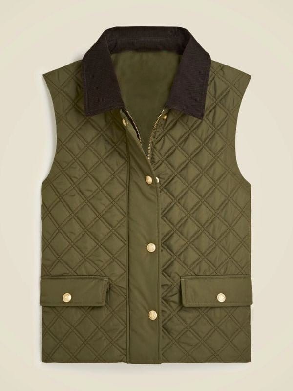 Grosse Pointe Garden Society S01 Catherine Quilted Vest Grosse Pointe Garden Society S01 Catherine Quilted Vest