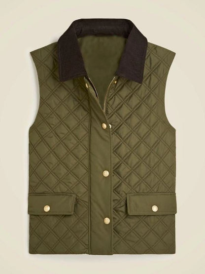 Grosse Pointe Garden Society S01 Catherine Quilted Vest Grosse Pointe Garden Society S01 Catherine Quilted Vest