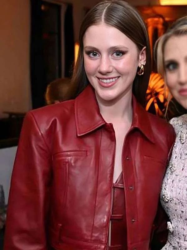 Happy Face S01 Khiyla Aynne Red Jacket – Winter Whirl