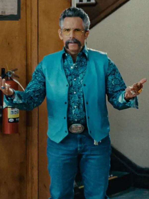 Happy Gilmore 2 Ben Stiller Blue Vest - Shop Now