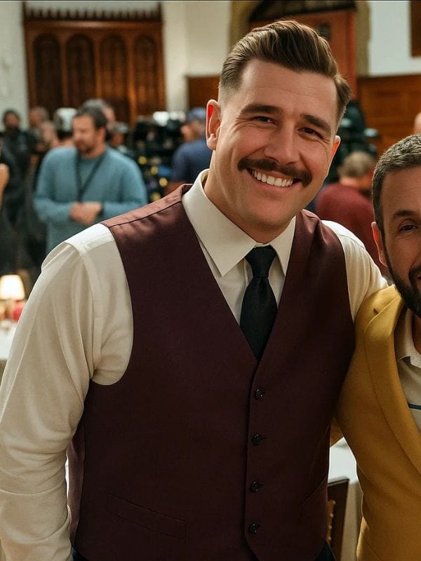 Happy Gilmore 2 Travis Kelce Vest - Brown