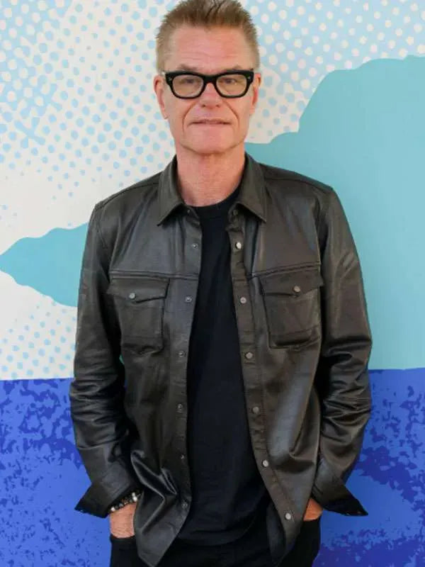 Harry Hamlin Mayfair Witches Black Leather Jacket
