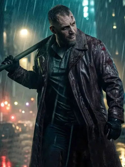 HAVOC 2025 Tom Hardy Leather Coat