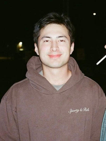 Heated Rivalry S01 Hudson Williams Hoodie Brown