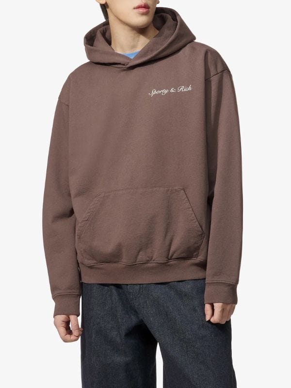 Heated Rivalry S01 Hudson Williams Hoodie Brown