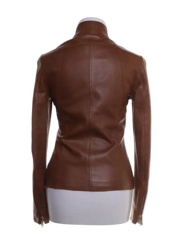 Helen Hunt Hacks S04 Brown Leather Jacket
