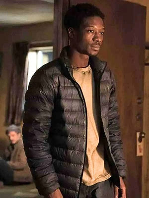 Henry Burrell The Last of Us Black Puffer Jacket
