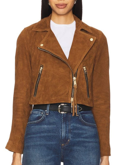 High Potential S01 Daphne Brown Suede Jacket