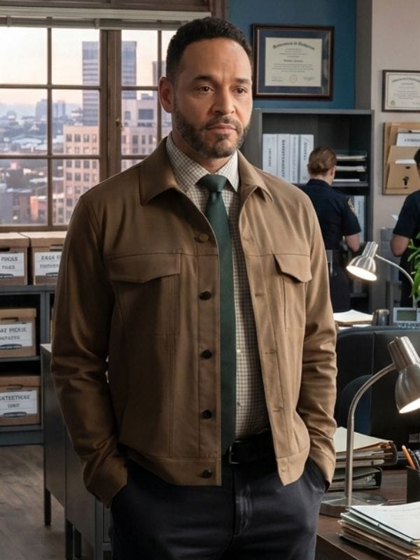 High Potential S02 Adam Karadec Beige Jacket
