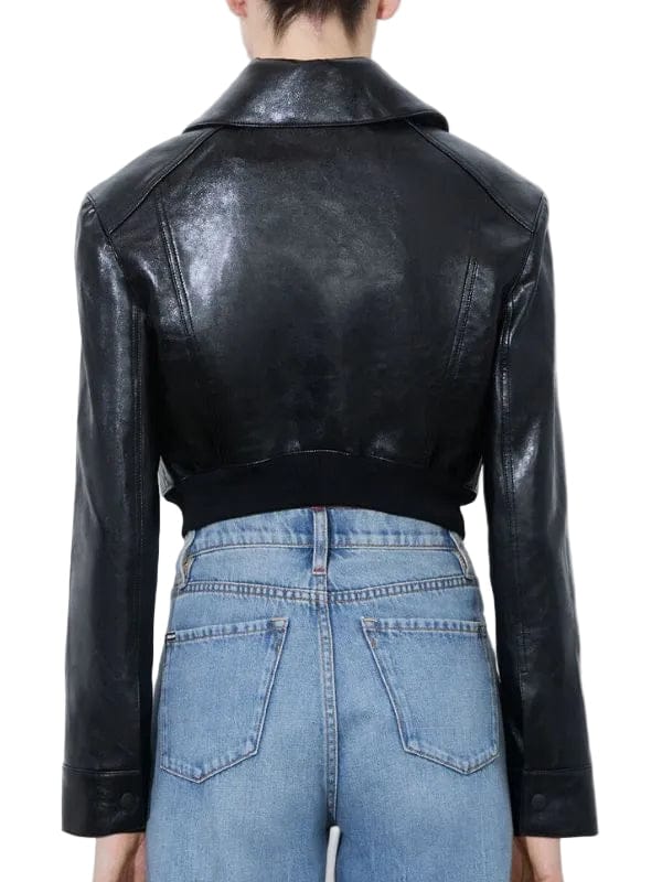 High Potential S02 Javicia Leslie Black Leather Jacket