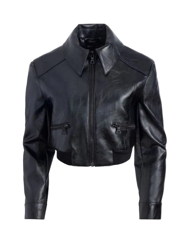 High Potential S02 Javicia Leslie Black Leather Jacket