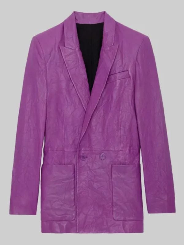 High Potential S02 Kaitlin Olson Purple Blazer