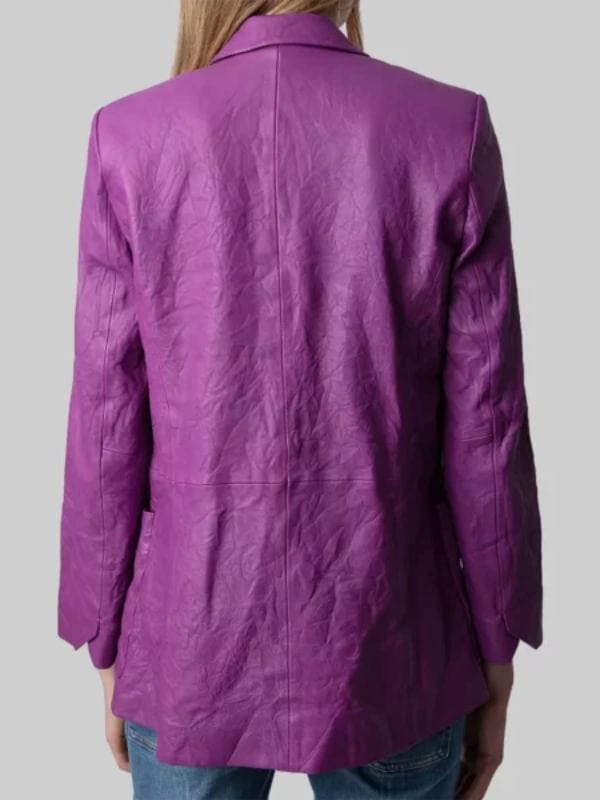 High Potential S02 Kaitlin Olson Purple Blazer
