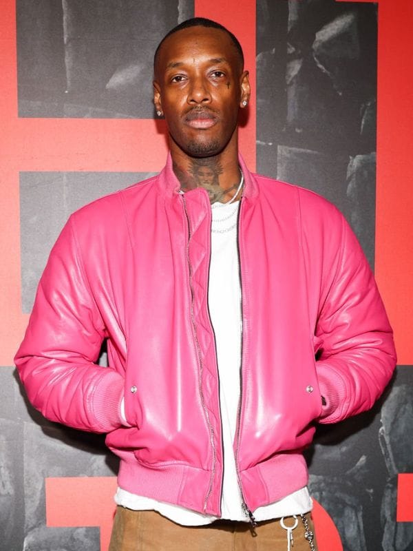 High Risk FW26 Mateo Berry Pink Leather Jacket