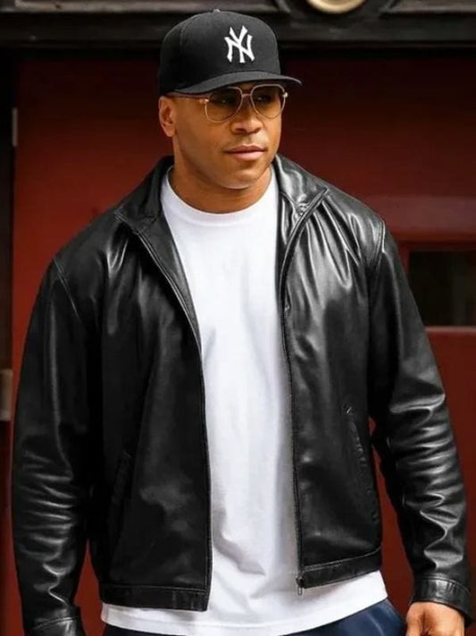 Hip Hop Was Born Here S01 LL Cool J Leather Jacket Black