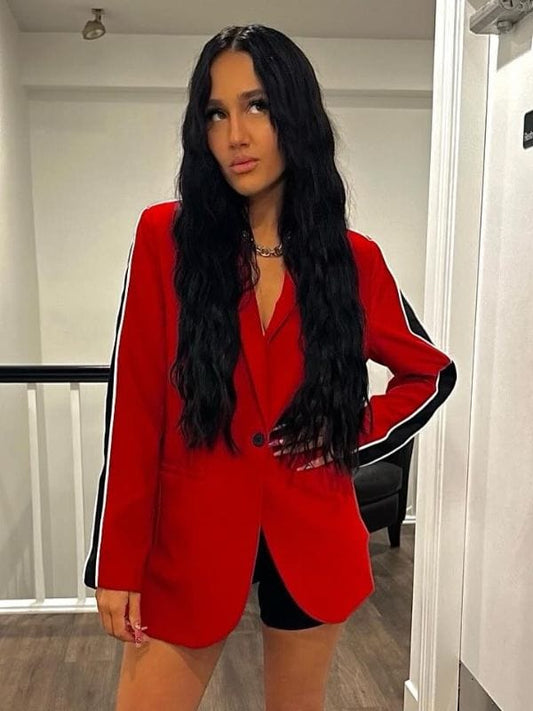 Hitmakers S01 Jenna Andrews Red Blazer - Shop Now