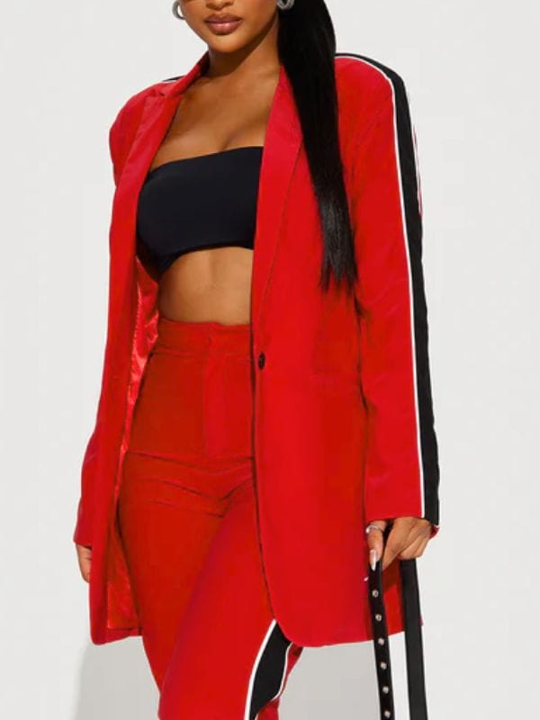 Hitmakers S01 Jenna Andrews Red Blazer - Shop Now