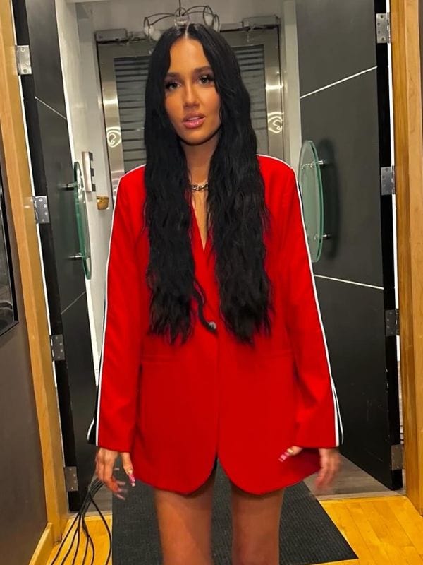 Hitmakers S01 Jenna Andrews Red Blazer - Shop Now