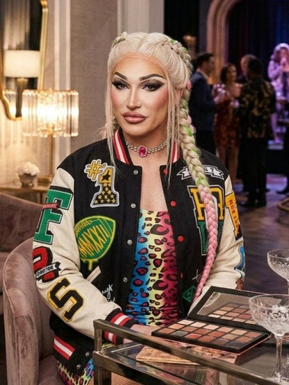 House of Villains S03 Plane Jane Varsity Jacket