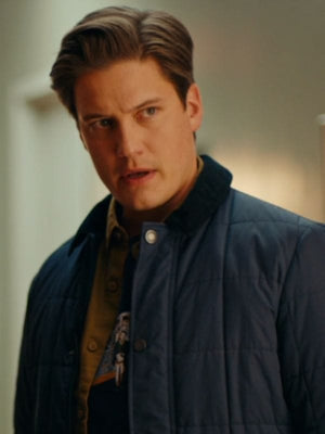 Hudson and Rex S07 Justin Kelly Blue Quilted Jacket