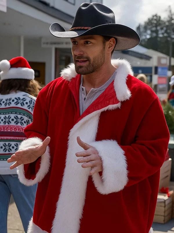 Huntley Blaylock A Royal Montana Christmas Red Coat