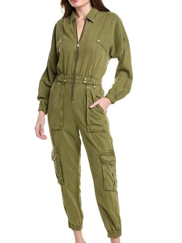 I Jack Wright S01 Sabrina Bartlett Green Jumpsuit I Jack Wright S01 Sabrina Bartlett Green Jumpsuit