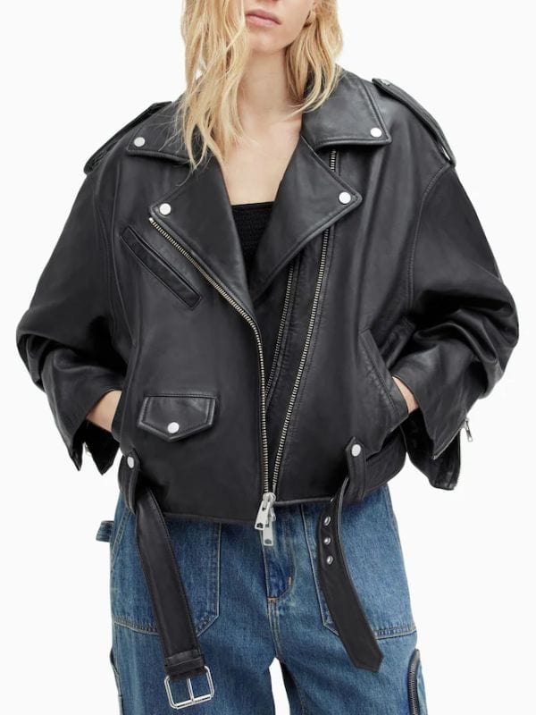 I Jack Wright S01 Sabrina Bartlett Leather Biker Jacket I Jack Wright S01 Sabrina Bartlett Leather Biker Jacket