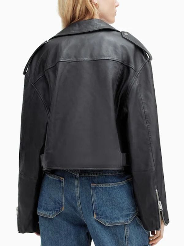 I Jack Wright S01 Sabrina Bartlett Leather Biker Jacket I Jack Wright S01 Sabrina Bartlett Leather Biker Jacket