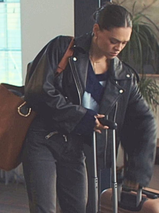 I Jack Wright S01 Sabrina Bartlett Leather Biker Jacket I Jack Wright S01 Sabrina Bartlett Leather Biker Jacket